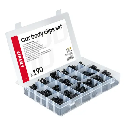 Car body clips set 120 pcs. AMIO-04736