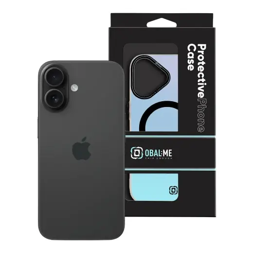 OBAL:ME HoloMag Cover for Apple iPhone 16 Black Photo
