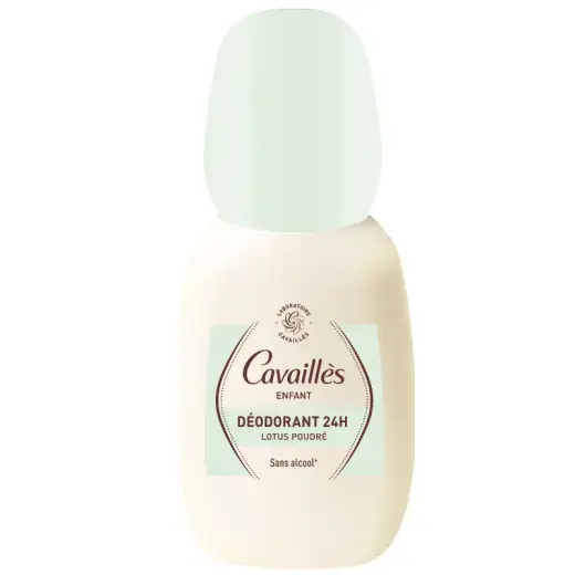 Roge Cavailles, Lotus Powder, 24h Protection, Deodorant Roll-On, For Children, 75 ml