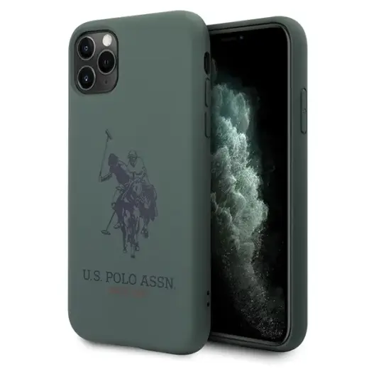 US Polo USHCN58SLHRGN iPhone 11 Pro zielony|green Silicone Collection