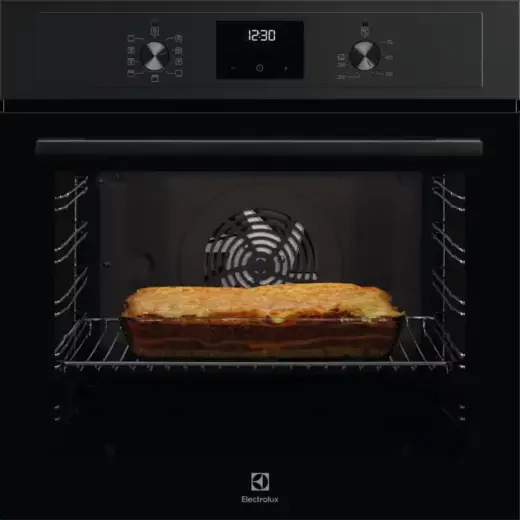 Electrolux cepeškrāsns, iebūv., 72l, melna