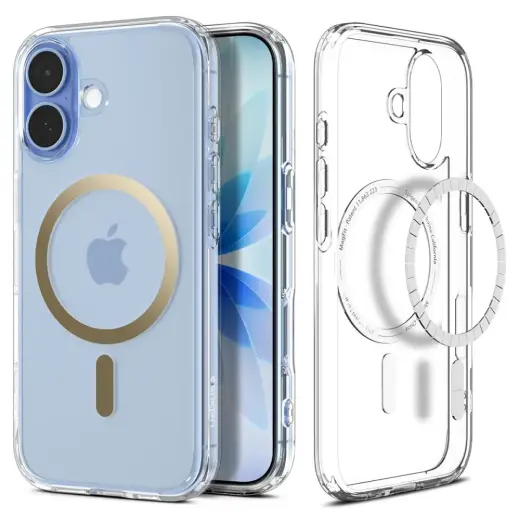 Spigen Ultra Hybrid Mag MagSafe case for iPhone 17 gold