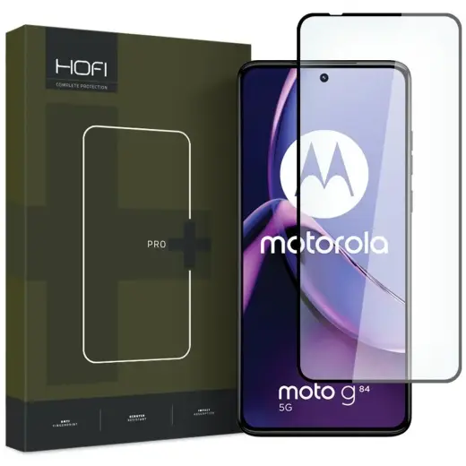 HOFI GLASS PRO+ ЗАКАЛЕННОЕ СТЕКЛО MOTOROLA MOTO G84 5G ЧЕРНЫЙ
