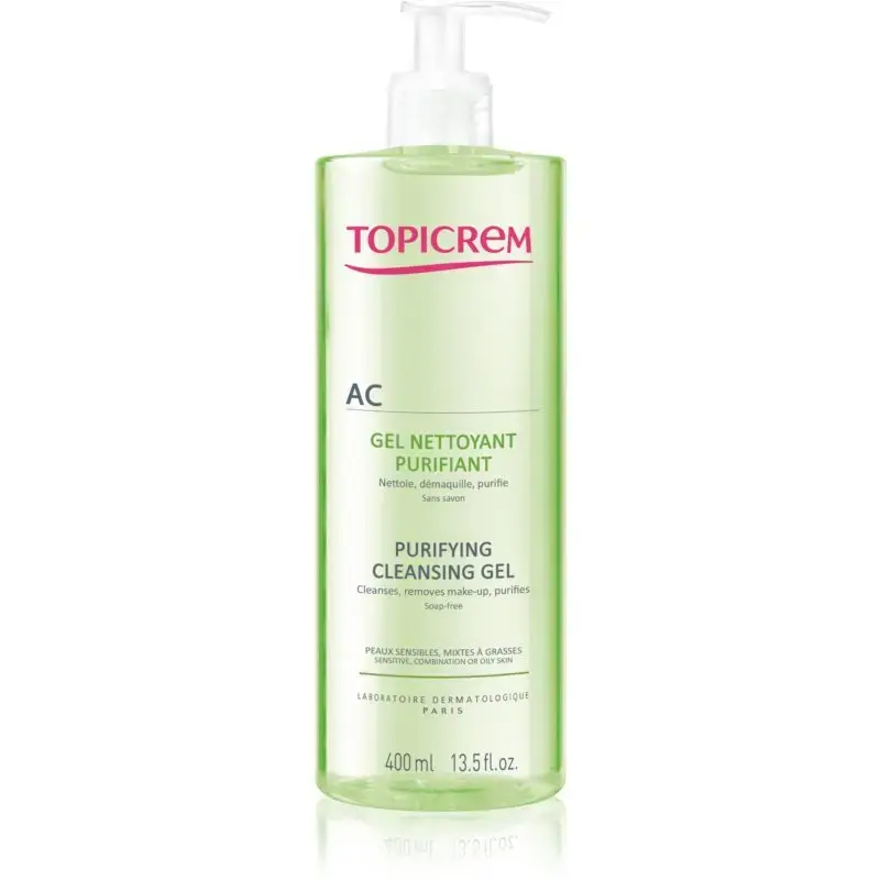 Topicrem AC Purifying Gel Combination to Oily Skin 400ml