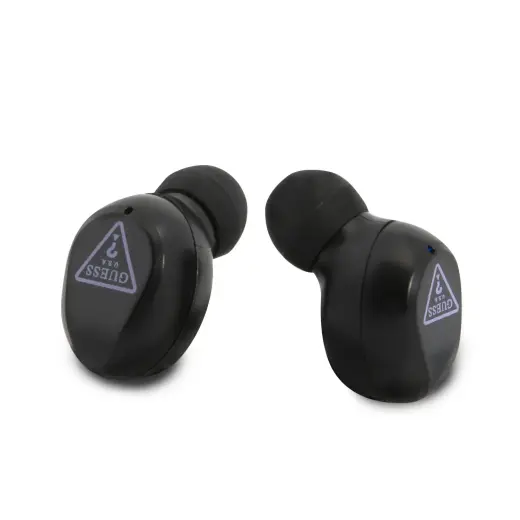 Guess True Wireless Triangle Logo BT5.0 4H Stereo Earphones Purple