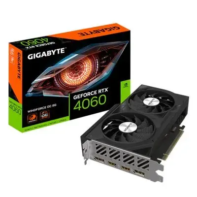 Gigabyte graphics card GeForce RTX 4060 WINDFORCE OC 8G - 8 GB GDDR6 OC