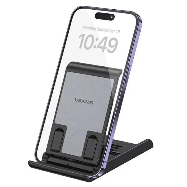 USAMS Foldable desk stand for phone/tablet black ZJ073ZJ01 (US-ZJ073)