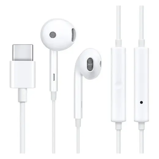 Wire earphones USB C Oppo MH147 bulk white