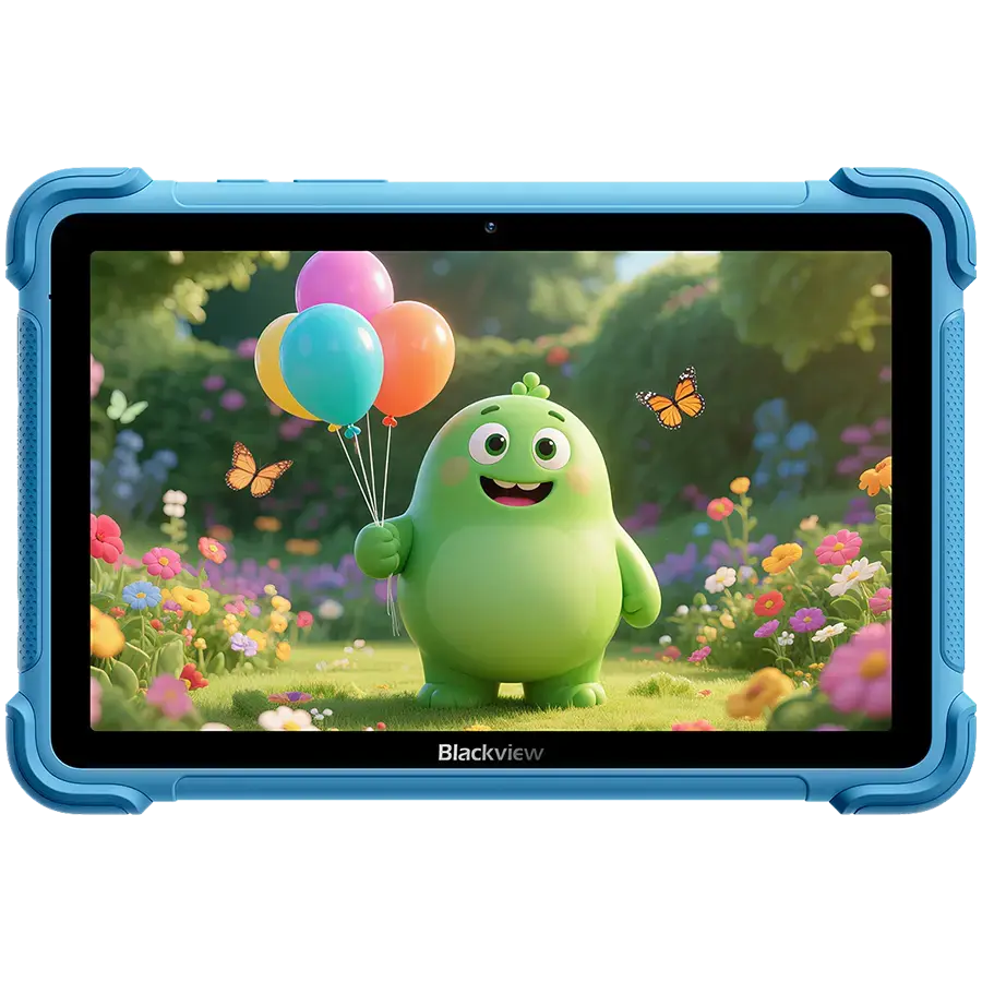 Blackview LINK 1 Kids WiFi 4/64GB 8.68-inch HD IPS 1340x800 60Hz 360nits RK3562 Quad-core 2.0GHz 5+8MP Cam 5000mAh WiFi 6 BT 5.0 Dual Speakers with Smart-K Support Tempered Film Stylus Pen Android 16 Ocean Blue