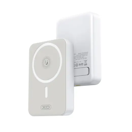 XO PR231 väline akupank (powerbank) | 10 000 mAh | 20W | MagSafe | valge