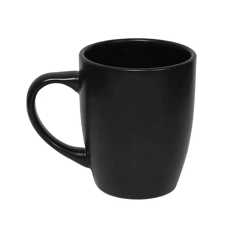 Krūze keramiska Trone 350ml, matēti melna