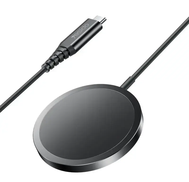 YESIDO INDUCTIVE CHARGER DS21 TYPE-C MAGSAFE 15W BLACK