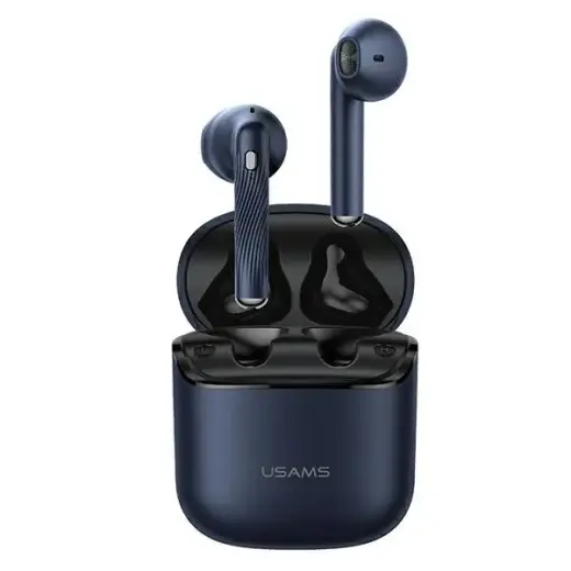 Usams BHUSY02 Airpods Bluetooth 5.0 Stereo Headsets with Microphone (MMEF2ZM|A) blue