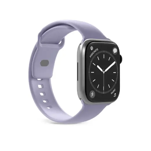 Puro Icon nutikella rihm Apple Watch (38/40/41/42 mm) jaoks | silikoonist | lilla