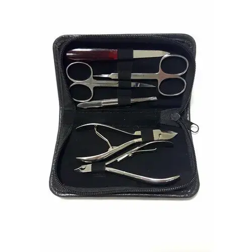 Surgana Set Argintiu De Manichiur Pentru Brbai - 6 Unelte