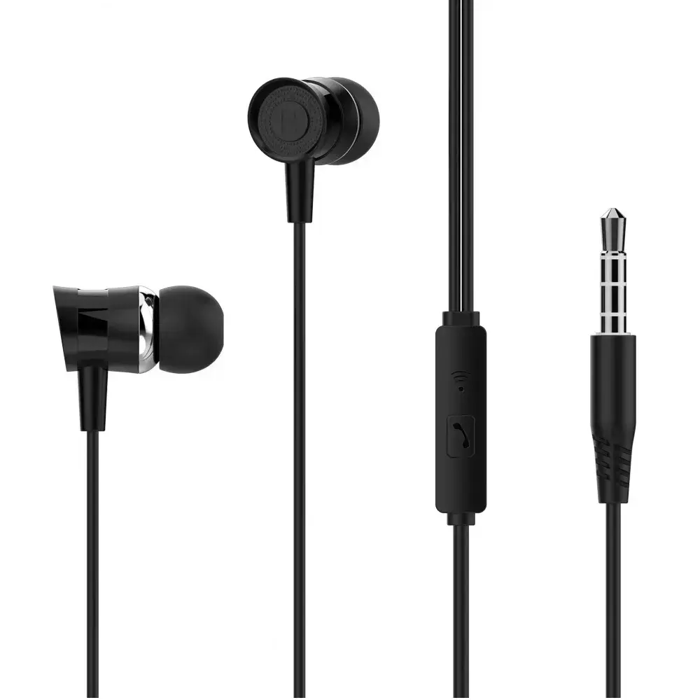 XO wired earphones EP20 jack 3,5mm black