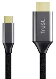 Video kabelis Trust Calyx USB-C Male - HDMI Male 2m Ultra HD 4K