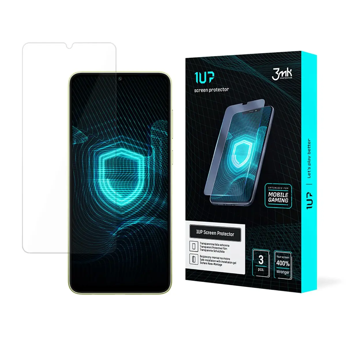3mk Protection 3mk 1UP protective film for Samsung Galaxy A06 4G (A065) phone (3 pcs.)