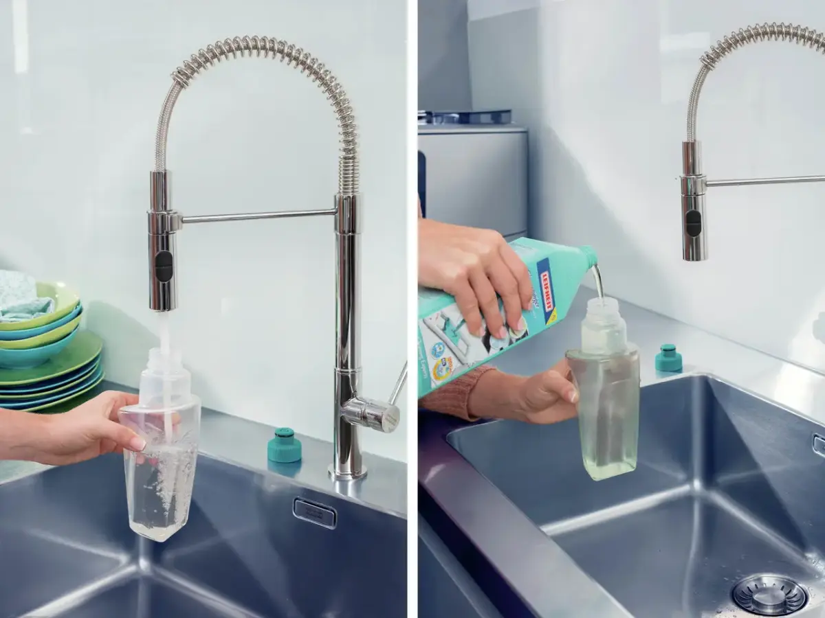 LEIFHEIT Grīdas birste ar smidzinātāju Easy Spray XL 42cm