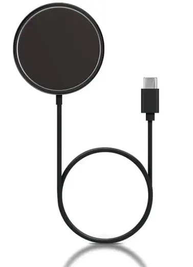 BMW bezvadu lādētājs | Qi | Saderīgs ar MagSafe | 15W | melns