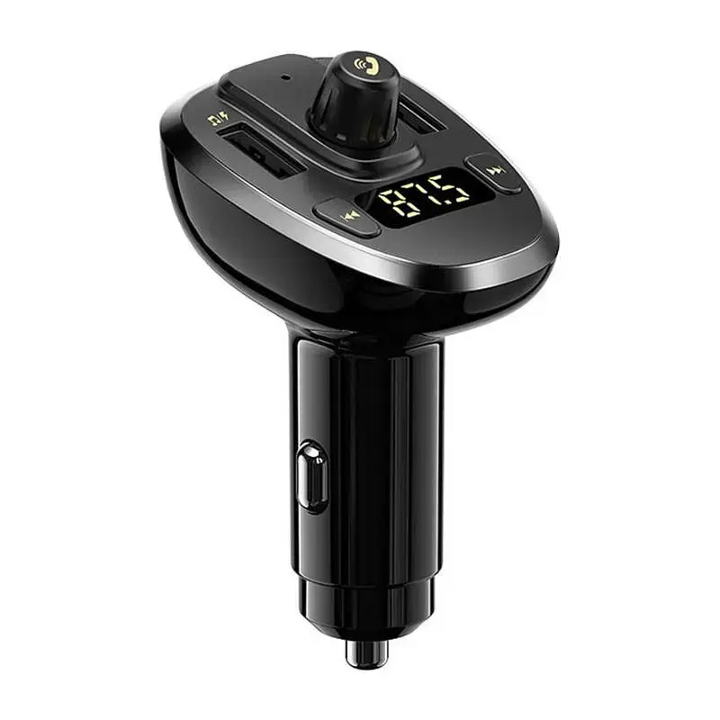 Remax Kimbay Transmiter FM Car Charger 2x USB 3A black (RCC109 black)