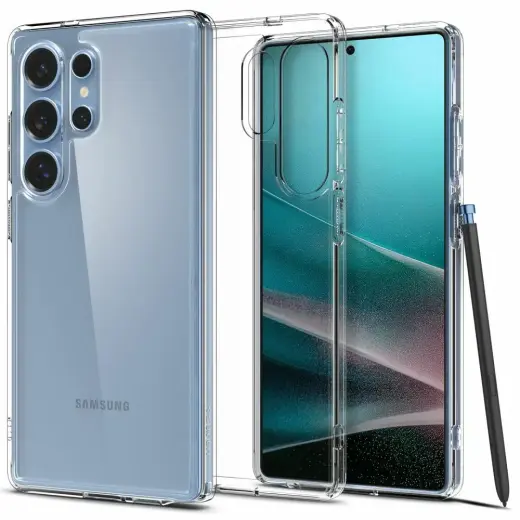 Etui Spigen Ultra Hybrid do Samsung       Galaxy S25 Ultra przezroczysty
