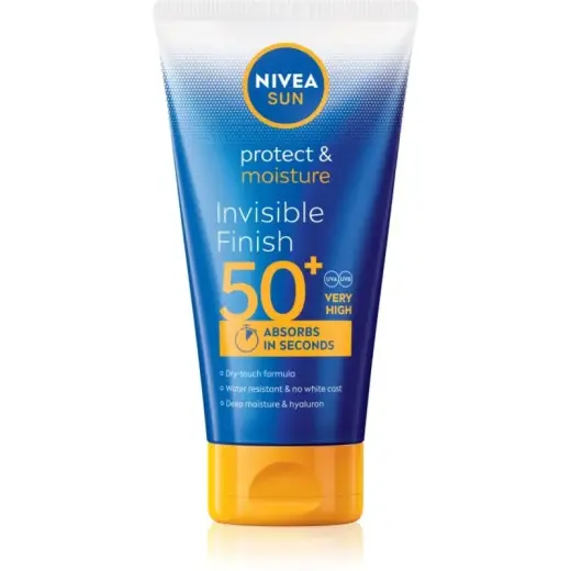 NIVEA SUN Protect & Moisture Hydrating Tanning Milk with Hyaluronic Acid SPF 50+ 150 Ml