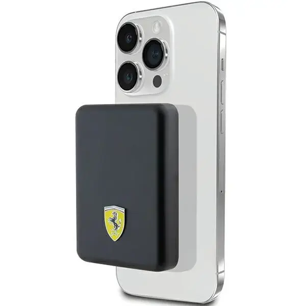 Ferrari FEPB5MNCAK ārējais akumulators (powerbank) | 5000 mAh | 15W | MagSafe | melns