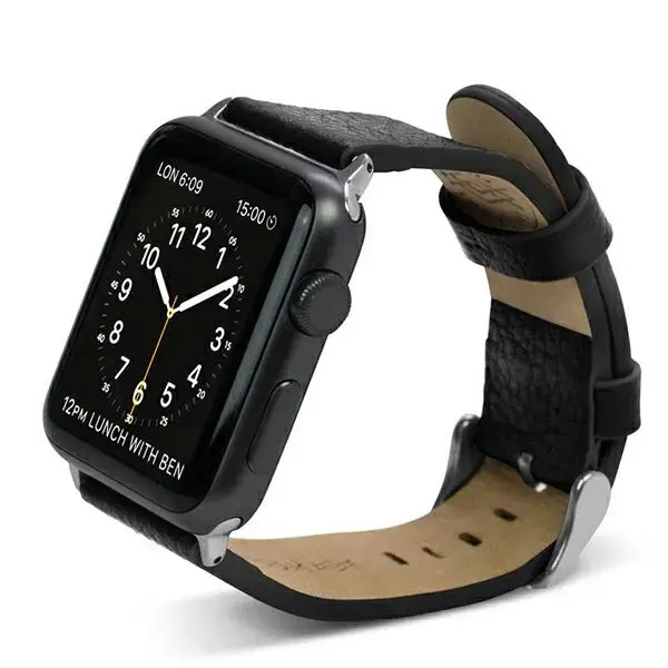 Pasek X-Doria Lux Apple Watch 42/45mmczarny/black 23818