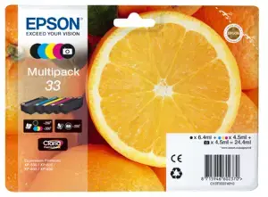 Tintes kārtridžu komplekts Epson 33 C13T33374011 BK/PBK/C/M/Y