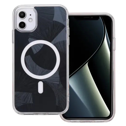 Flash Mag maciņš ar MagSafe atbalstu telefonam iPhone 11 melns