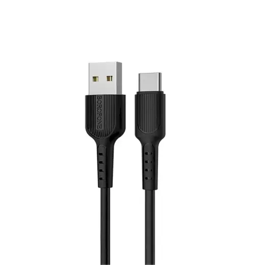 Borofone X16 data transfer and charging cable | USB-C | 12W | 1m | black