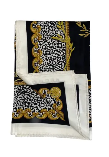 Guess, Guess, Textile Scarf, Black, 90 x 90, For Women