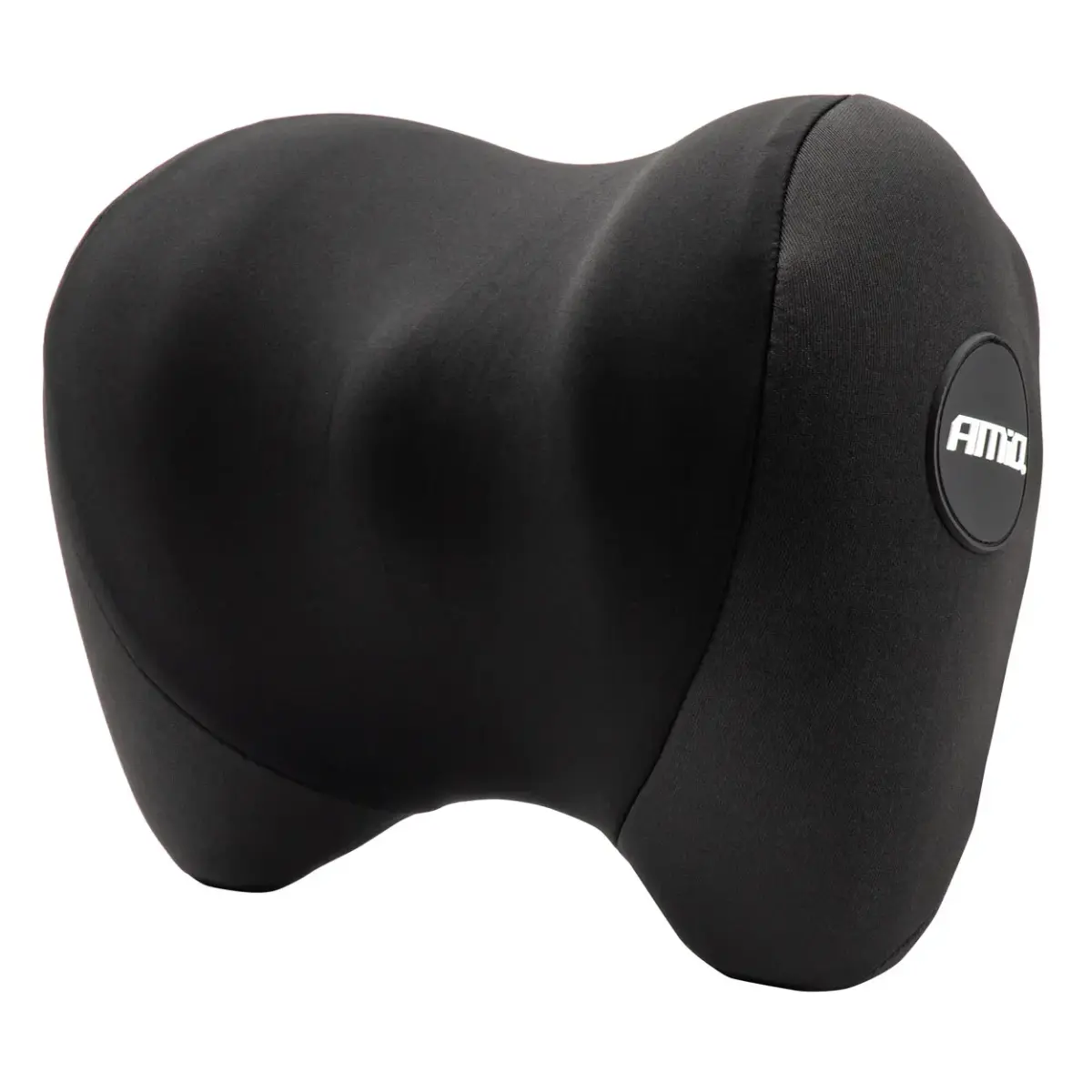 Car seat headrest with MEMORY foam Black CSH-05 AMIO-02961