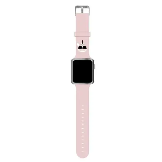 Karl Lagerfeld Karl Head Watch Strap for Apple Watch 38|40mm Pink