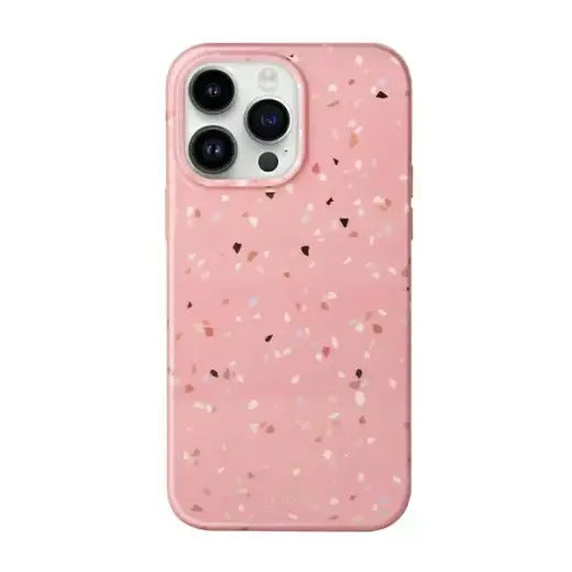 UNIQ etui Coehl Terrazzo iPhone 14 Pro 6,1" różowy|coral pink