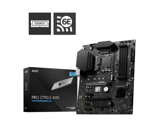 MSI Mainboard PRO Z790-S Wifi - ATX - Socket LGA1700 - Intel Z790