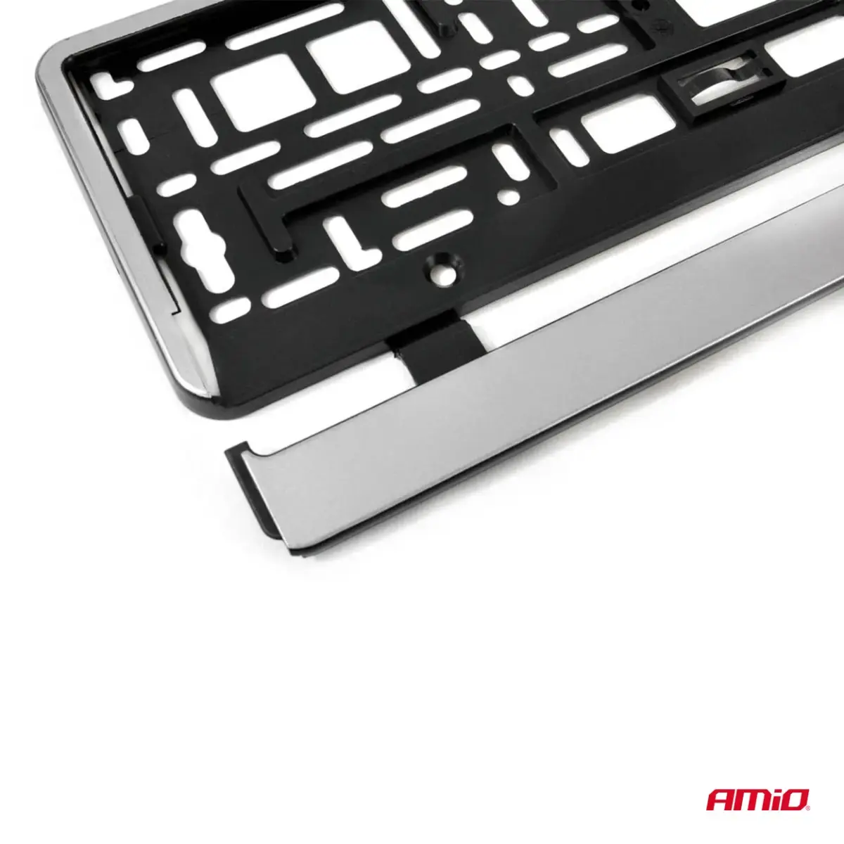 License Plate Frame - silver