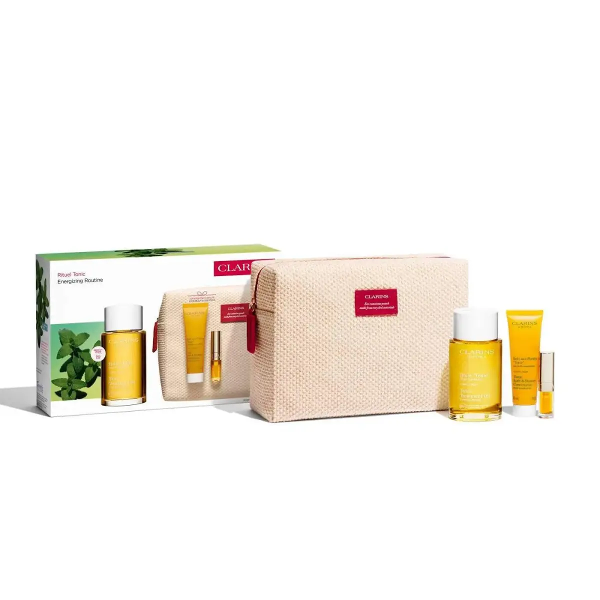 Clarins Tonic Body Oil Set (Worth 54.45) - None