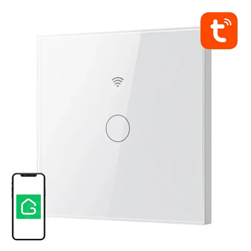 Smart Touch WiFi Light Switch Gosund SLS1 Single (optional N) Tuya