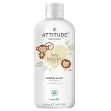 Attitude Baby Leaves Kids Bath Foam with Pear Juice Scent 473 ml - NEW