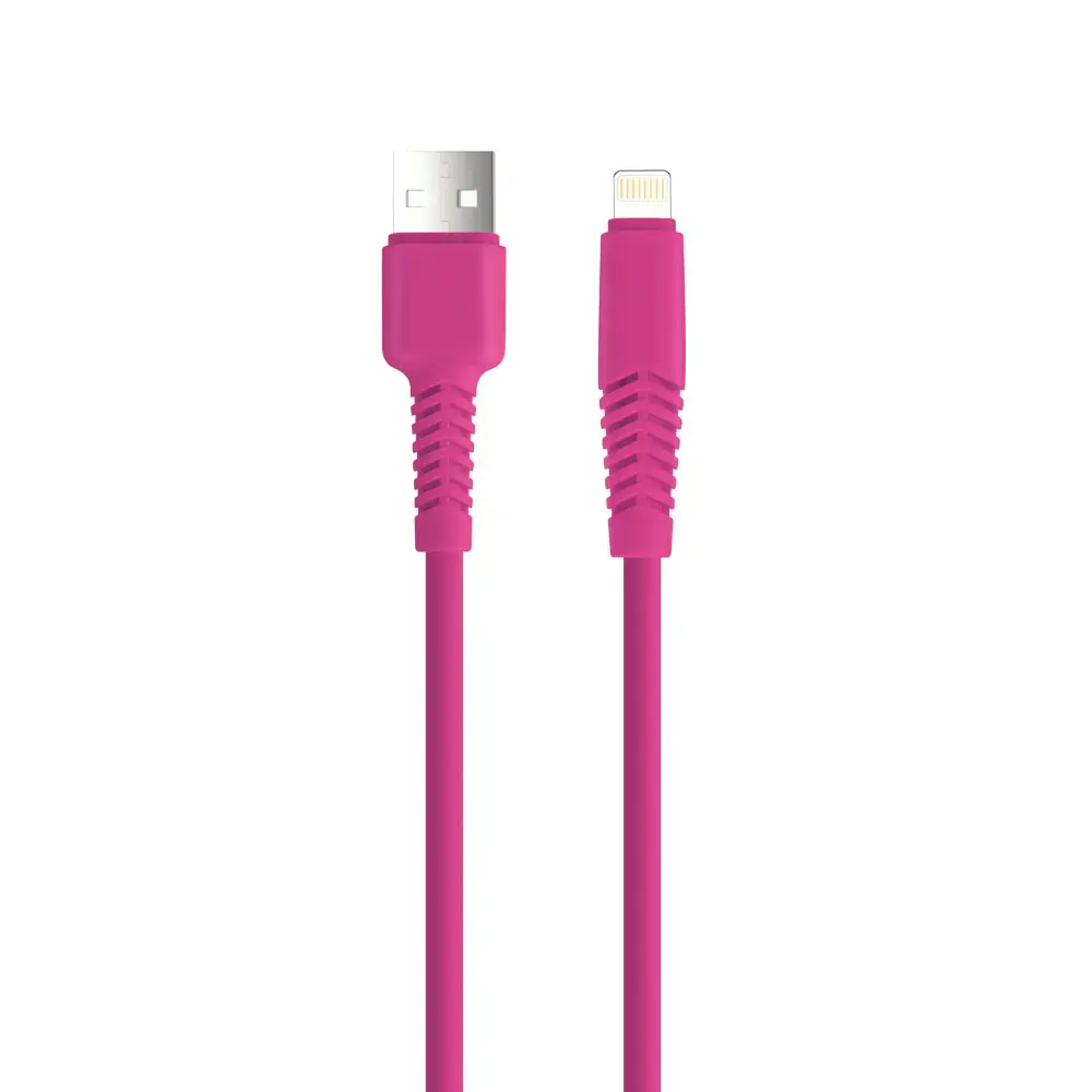 Setty KSA-L-1.526 data transfer and charging cable | USB-A to Lightning | 10.5W | 1.5m | pink