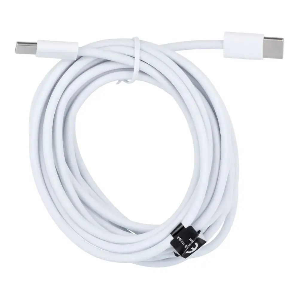 HD26 datu pārraides un uzlādes vads | USB-C uz USB-C | PD, QC 3.0 | 30W | 3m | balts