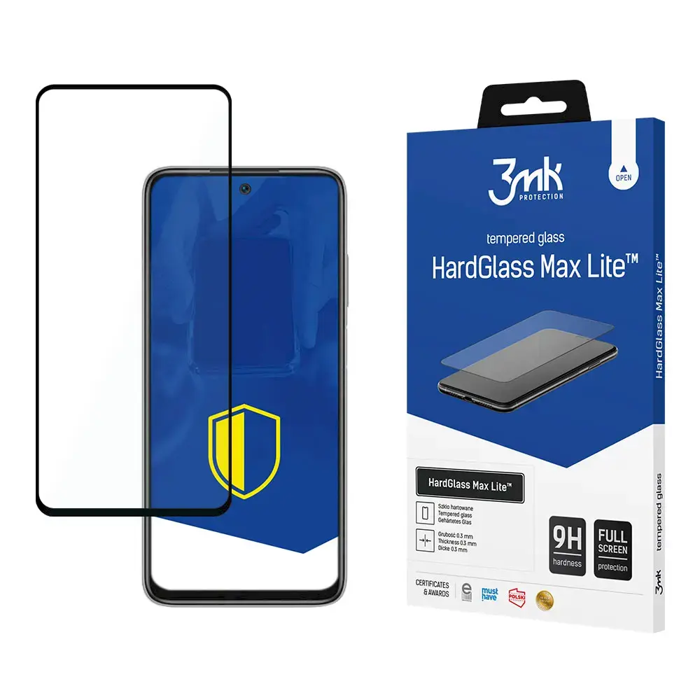 Xiaomi Redmi 10 Prime Black - 3mk HardGlass Max Lite™ screen protector