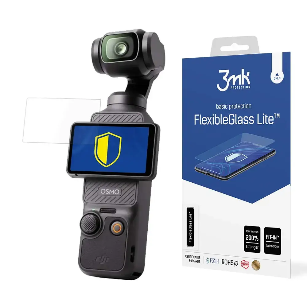 DJI Osmo Pocket 3 - 3mk FlexibleGlass Lite™ screen protector