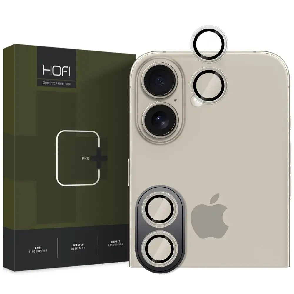 KAMERAS VĀCIŅŠ HOFI CAMRING PRO+ IPHONE 16 | 16 PLUS CAURSPĪDĪGS