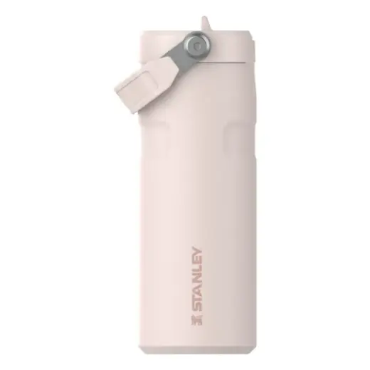 Термос с трубочкой The IceFlow Bottle Flip Straw 2.0 0,47 л светло-розовый