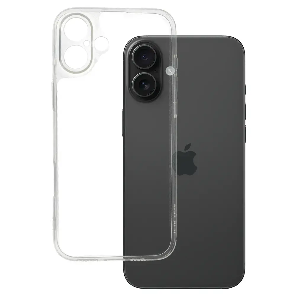 Ultra Clear 1mm maciņš telefonam iPhone 16 caurspīdīgs