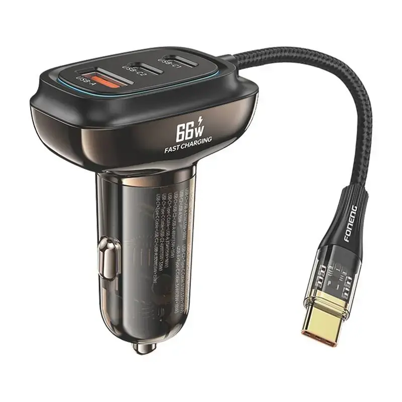 Foneng automašīnas lādētājs | 66W | USB-A, USB-C