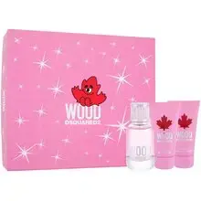 Wood for Her Gift set EDT 50 ml, body lotion 100 ml and shower gel 100 ml